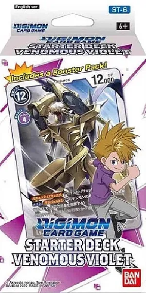 DIGIMON CARD GAME - STARTER DECK VENOMOUS VIOLET ST-6 - EN
